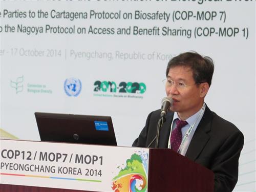 Presentation at the CEPA fair during COP-MOP 7 SCBD