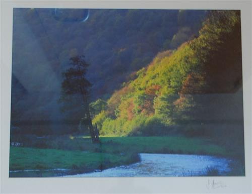 Framed photograph of Vallee de la Haure-Sûre from Luxembourg Secretariat of the Convention on Biological Diversity