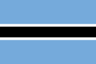 Country flag of Botswana