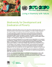 Biodiversity for Development and Eradication of Poverty